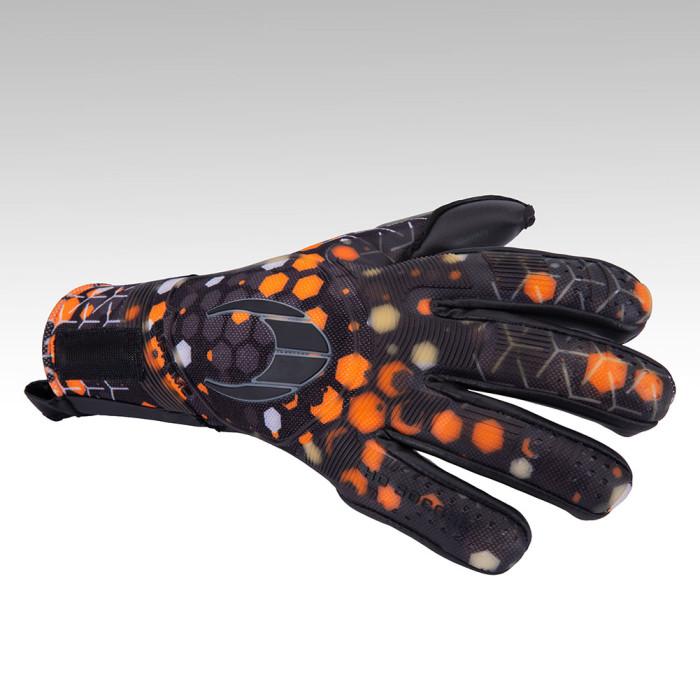 HO Soccer Classic Supremo Rokkakkei Goalkeeper Gloves Black/Orange