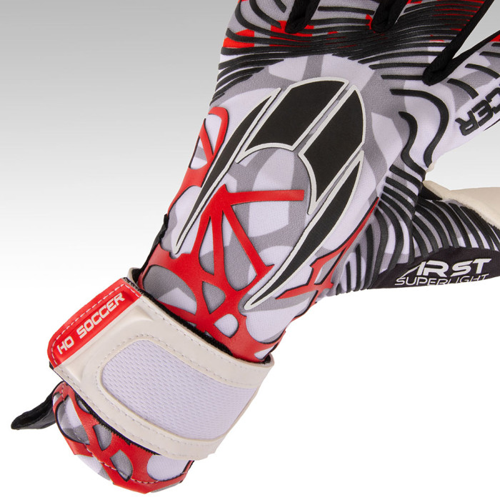 HO Soccer FIRST SUPERLIGHT Junior Goalkeeper Gloves red