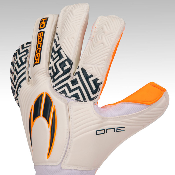 HO Soccer ONE Roll/Neg Goalkeeper Gloves White/Orange