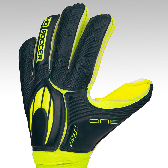 HO Soccer One Protek Flat Junior Goalkeeper Gloves LIME