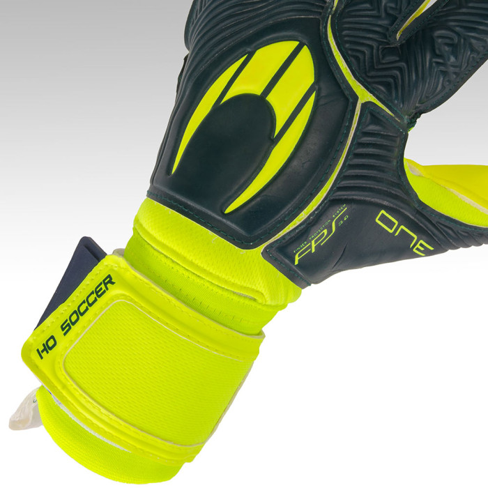 HO Soccer One Protek Flat Junior Goalkeeper Gloves LIME