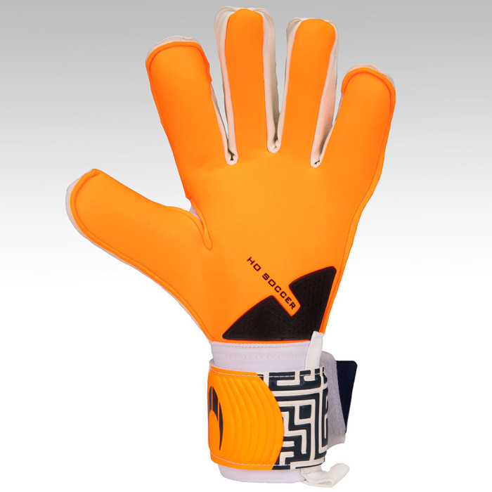 HO Soccer ONE Roll/Neg Junior Goalkeeper Gloves White/Orange