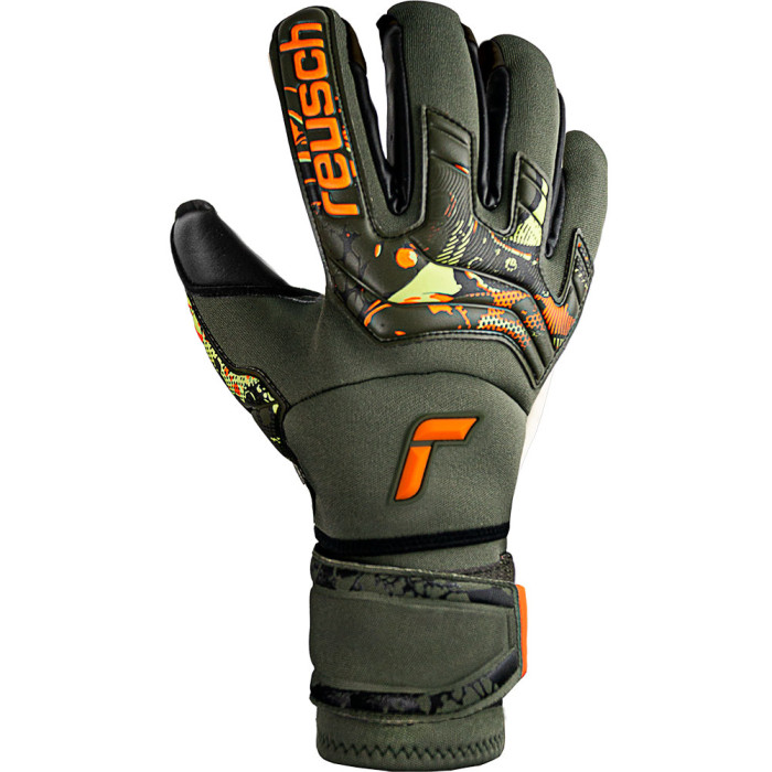 Reusch Attrakt Duo Ortho-Tec Goalkeeper Gloves desert green