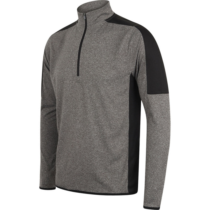 Keeper iD GK Pro 1/4 Zip Training Top grey/black 