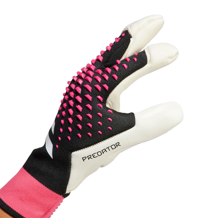 adidas Predator accuracy Pro Hybrid Goalkeeper Gloves Black/Shock Pink