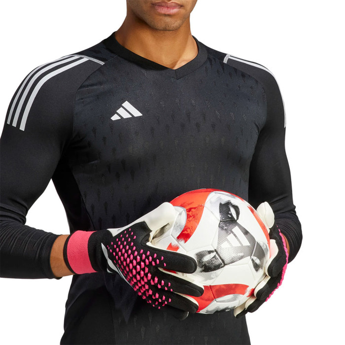 adidas Predator Accuracy Pro Promo Junior Goalkeeper Gloves Black/Shoc