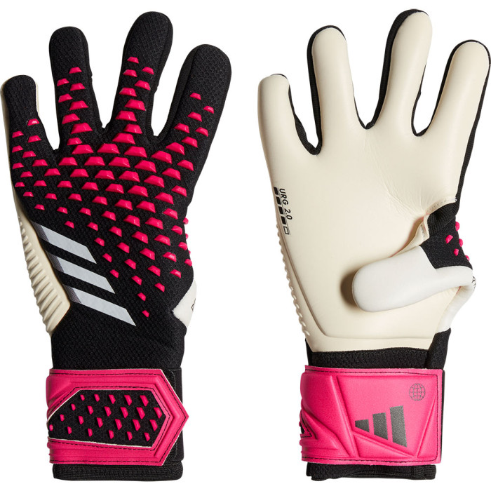 adidas Predator Accuracy Pro Goalkeeper Gloves Black/ Team Shock Pink
