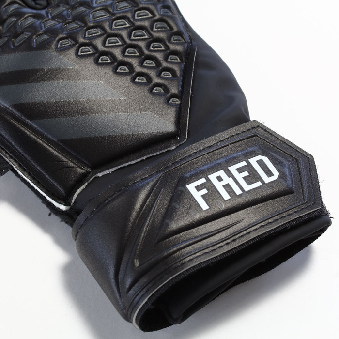 adidas Predator Fingersave Night Strike Junior Goalkeeper Gloves Black