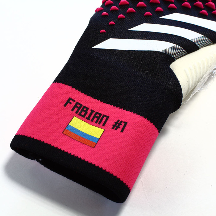 adidas Predator Pro Hybrid Goalkeeper Gloves Black/Shock Pink