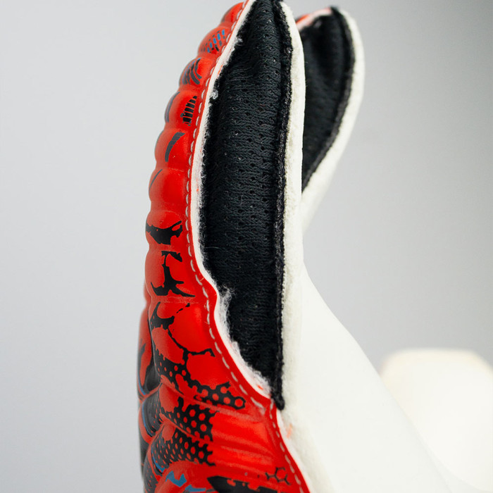 Reusch Attrakt Grip Finger Support Goalkeeper Gloves Electric Red