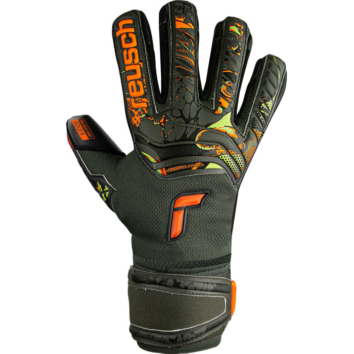 Reusch Attrakt Gold X Finger Support Junior Goalkeeper Gloves