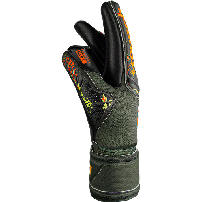 Reusch Attrakt Gold X Finger Support Junior Goalkeeper Gloves