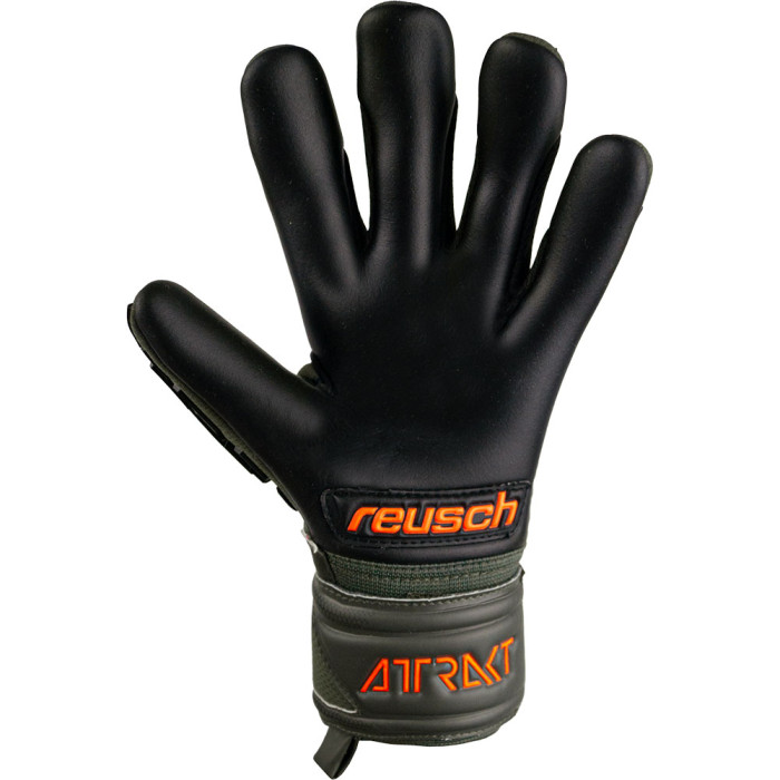 Reusch Attrakt Freegel Silver Finger Support Junior Goalkeeper Gloves