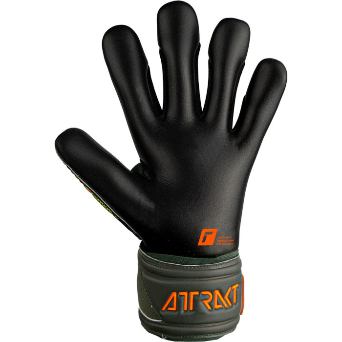 Reusch Attrakt Gold X Junior Goalkeeper Gloves desert green