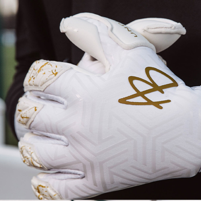 AB1 Undici 2.0.1 Galaticco SmartFIT Goalkeeper Gloves White/Gold