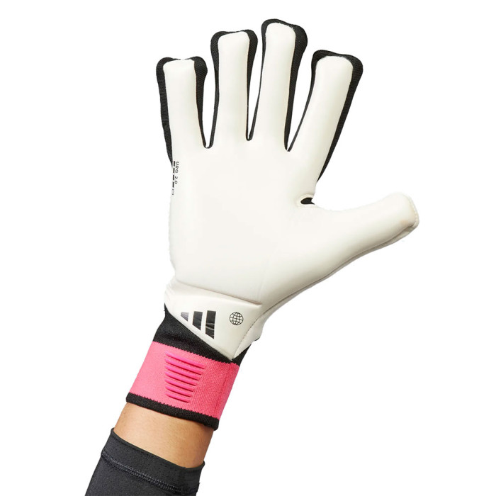 adidas Predator PRO Fingersave Goalkeeper Gloves Black/Shock Pink