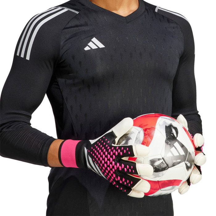 adidas Predator Pro Promo Hybrid Goalkeeper Gloves Black/Shock Pink