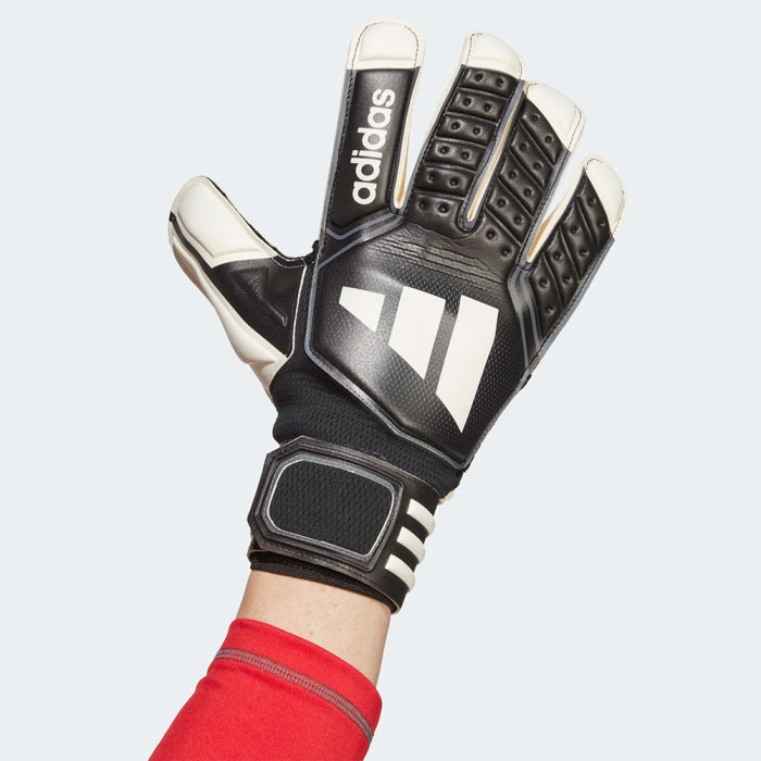 adidas TIRO League Goalkeeper Gloves Black / White / Iron Metallic