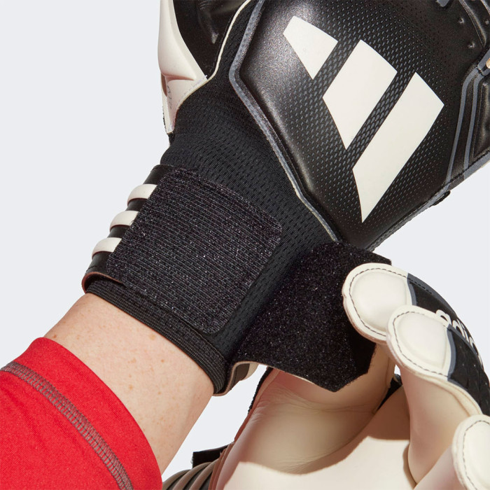 adidas TIRO League Goalkeeper Gloves Black / White / Iron Metallic