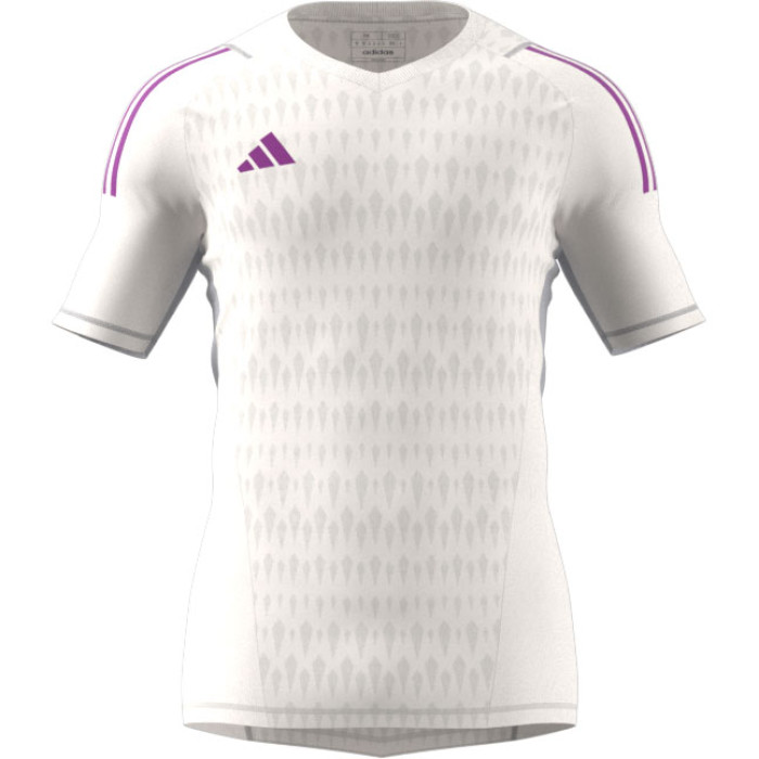 HK7666 adidas Tiro 23 Pro Short Sleeve Goalkeeper Jersey White/Active 