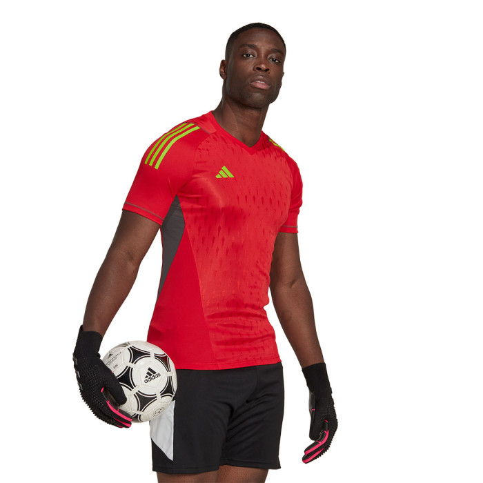 adidas Tiro 23 Pro Short Sleeve Goalkeeper Jersey Team Collegeiate Red