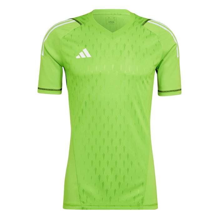  HE3157 adidas Tiro 23 Pro Short Sleeve Goalkeeper Jersey Team Solar G