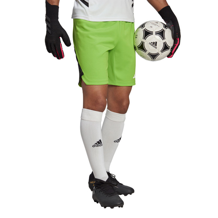  HT2417 adidas Tiro 23 Pro Goalkeeper Shorts Junior Team Solar Green