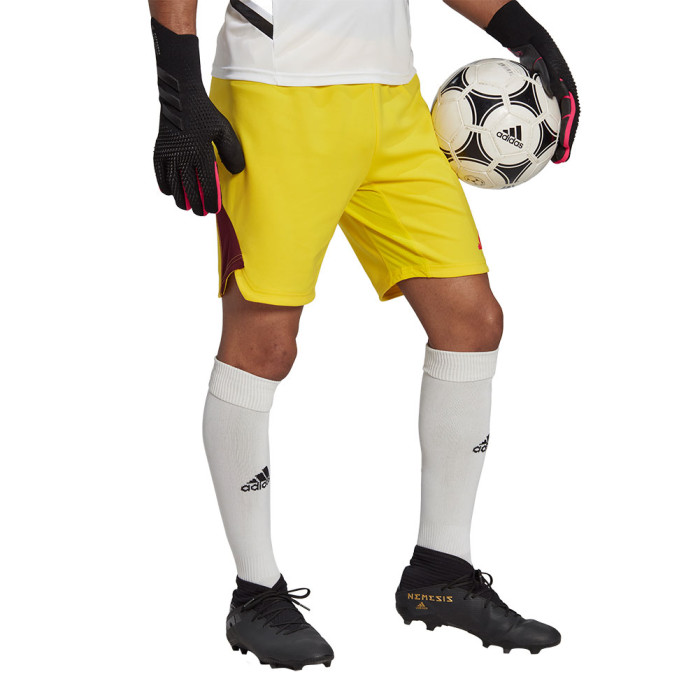 adidas Tiro 23 Pro Goalkeeper Shorts Junior Team Yellow/Maroon