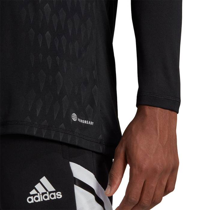  HK7691 adidas Tiro 23 Comp LS Junior Goalkeeper Jersey Black 
