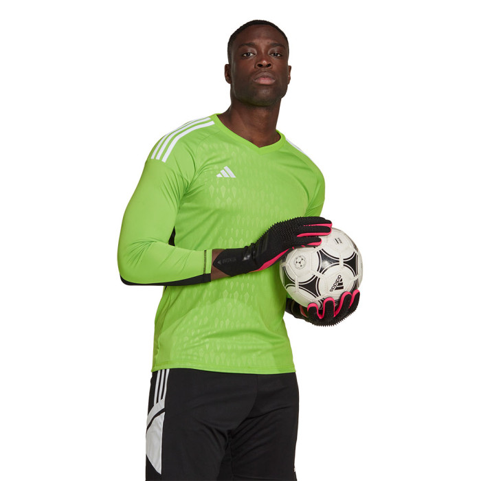  HK7686 adidas Tiro 23 Comp LS Junior Goalkeeper Jersey Solar Green