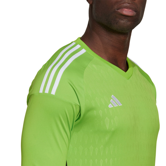  HK7686 adidas Tiro 23 Comp LS Junior Goalkeeper Jersey Solar Green