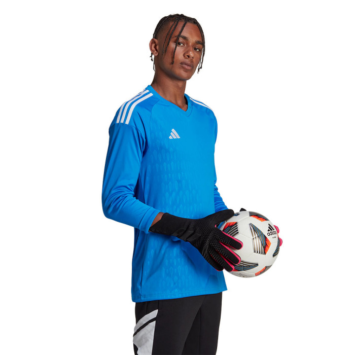  HK7692 adidas Tiro 23 Comp LS Junior Goalkeeper Jersey Blue 