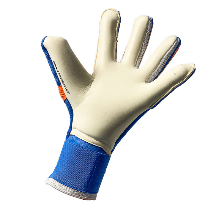 Puma FUTURE Pro Hybrid Goalkeeper Gloves Ultra Orange Blue Glimmer