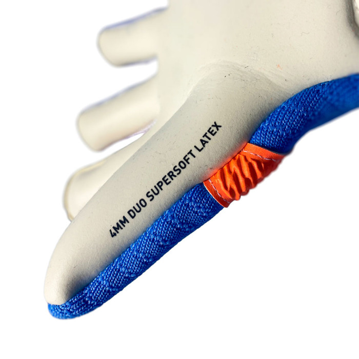 Puma FUTURE Pro Hybrid Goalkeeper Gloves Ultra Orange Blue Glimmer