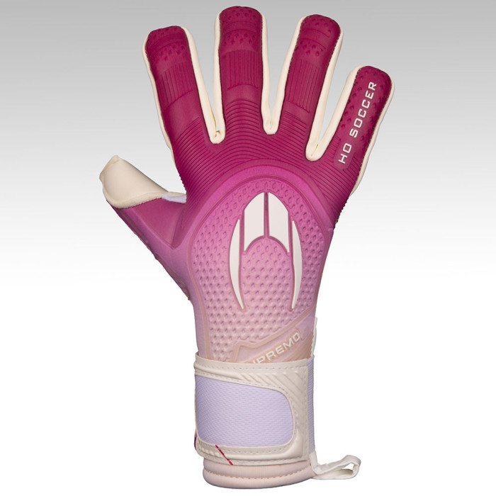 HO Soccer Supremo PRO II SMU Junior Goalkeeper Gloves Blush Pink 