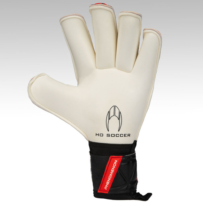 HO Soccer PHENOMENON PRO 1V Roll Finger Goalkeeper Gloves Black/Red 