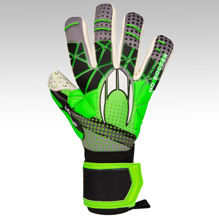 HO Soccer LEGEND Ultimate SMU Junior Goalkeeper Gloves Fluo Green/Blac