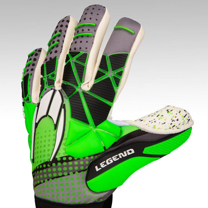 HO Soccer LEGEND Ultimate SMU Junior Goalkeeper Gloves Fluo Green/Blac