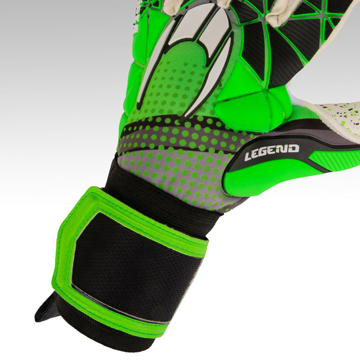 HO Soccer LEGEND Ultimate SMU Junior Goalkeeper Gloves Fluo Green/Blac