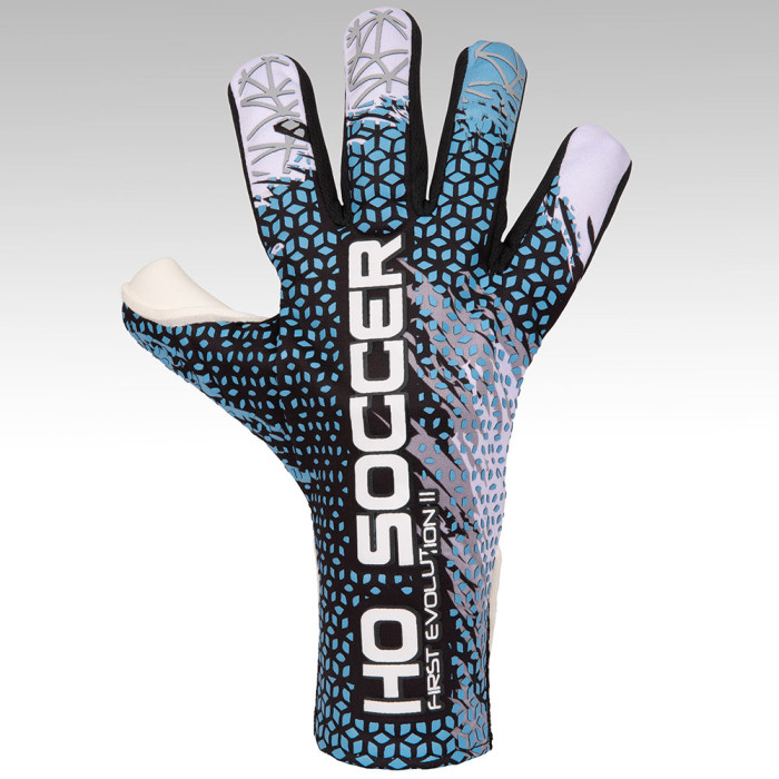 520217 HO Soccer First Evolution Goalkeeper Gloves Sky Blue/Black 
