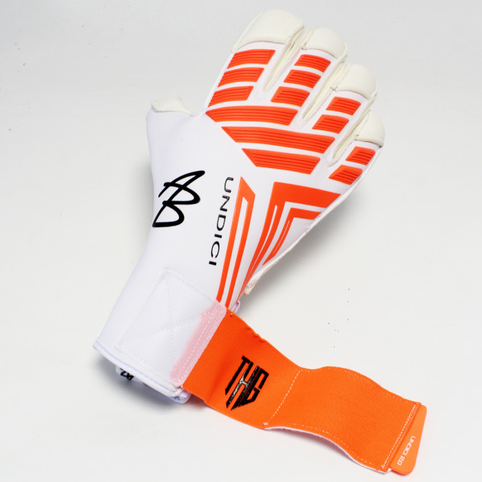 AB1 UNDICI THG Pro Roll SMU Junior Goalkeeper Gloves White/Orange 