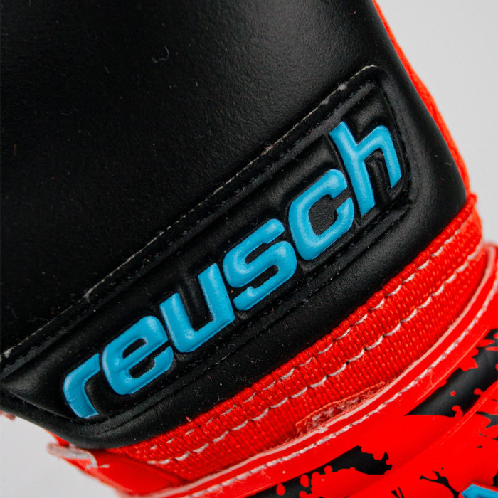  Reusch Attrakt Grip Evolution Finger Support Jnr Goalkeeper Gloves br