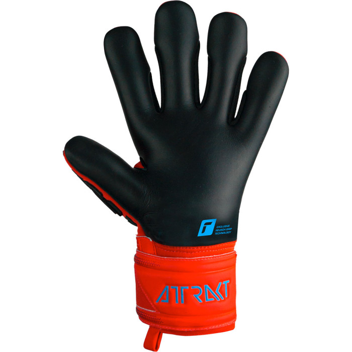 Reusch Attrakt Freegel Silver Junior Goalkeeper Gloves bright red