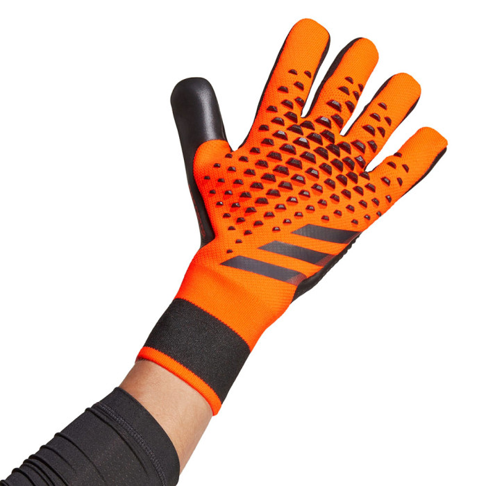 adidas Predator GL Pro Heat Spawn Junior Goalkeeper Gloves Solar Orang
