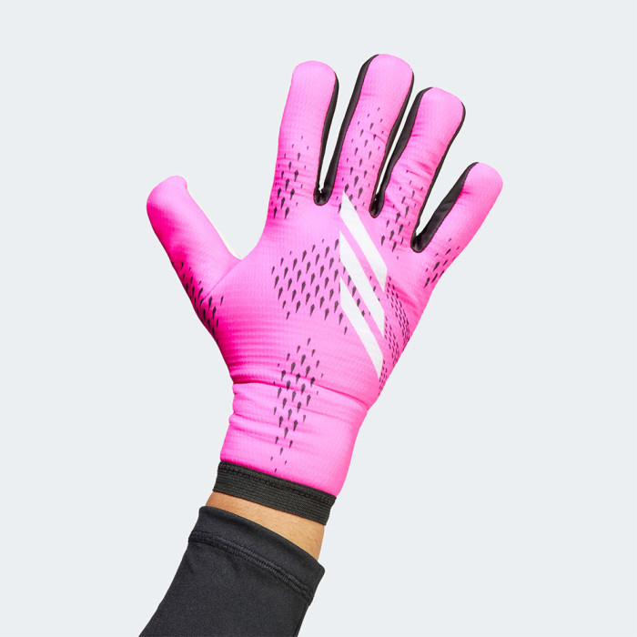  HN3346 adidas X GL Training Junior Goalkeeper Gloves Solar Pink