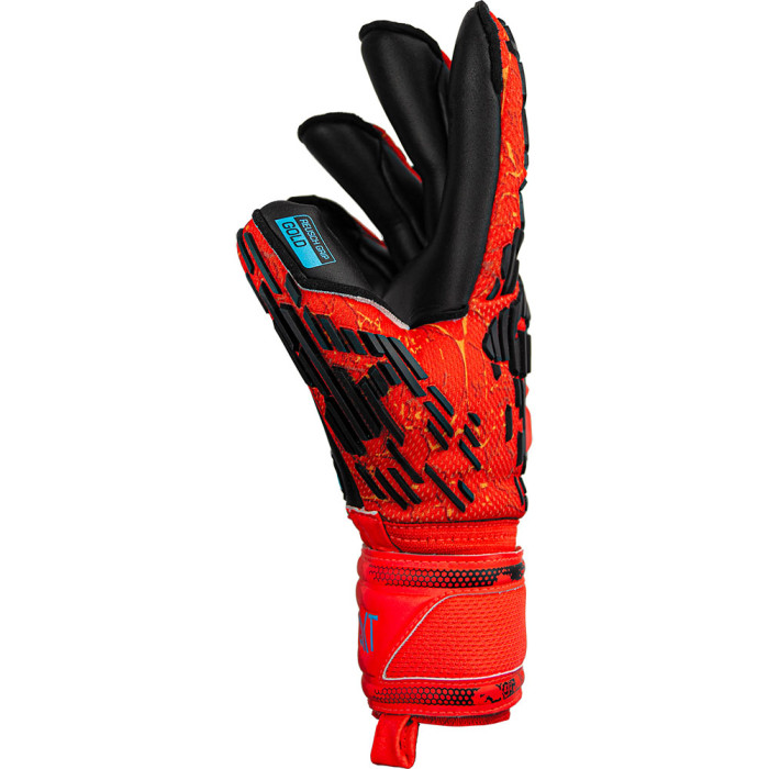 Reusch Attrakt Freegel Gold Evolution Cut Goalkeeper Gloves Bright Red