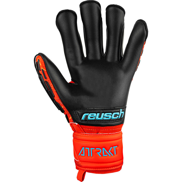 Reusch Attrakt Freegel Gold Evolution Cut Goalkeeper Gloves Bright Red