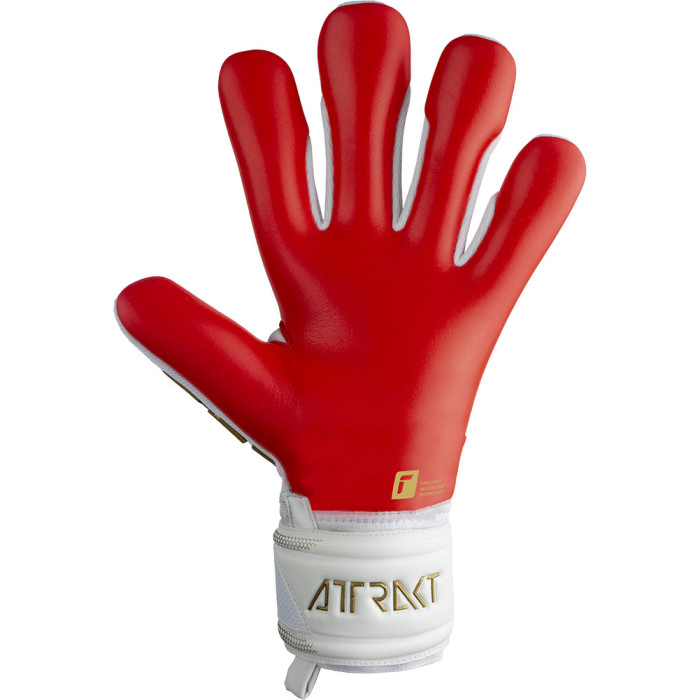 Reusch Attrakt Freegel Silver Goalkeeper Gloves White/Red