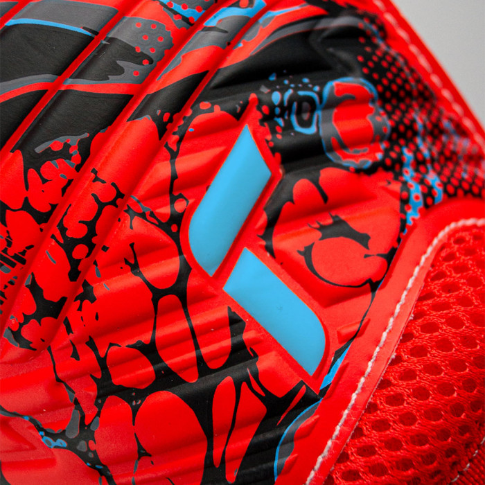 Reusch Attrakt Grip Goalkeeper Gloves Bright Red/Future Blue/Black