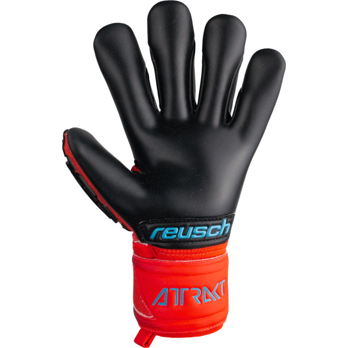 Reusch Attrakt Freegel Gold Finger Support Junior Goalkeeper Gloves